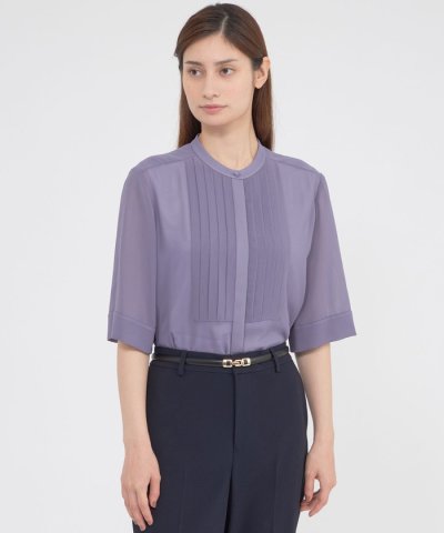 【ウォッシャブル】シフォンジョーゼット　ブラウス