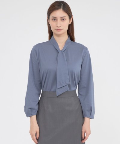 【ウォッシャブル/接触冷感】ウーヴンジャージー　プルオーバー