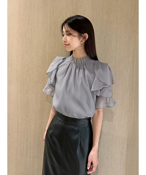 Sustainableオーガンシースルーブラウス(508430835)|阪急百貨店 Sustainableオーガンシースルーブラウス(508430835)|阪急百貨店