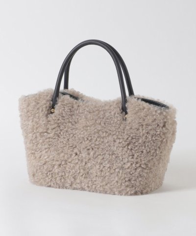 フェイクファーミニトート