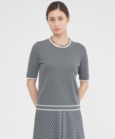 【ウォッシャブル】アセテートストレッチ　プルオーバー