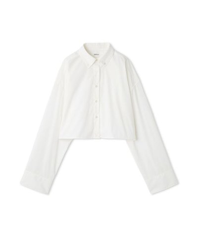 イージーケアクロップド釦ダウンシャツ