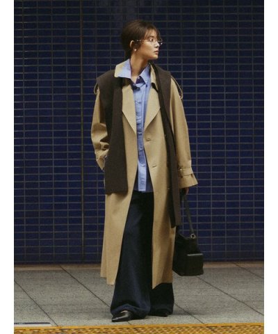 オーバーサイズトレンチコート