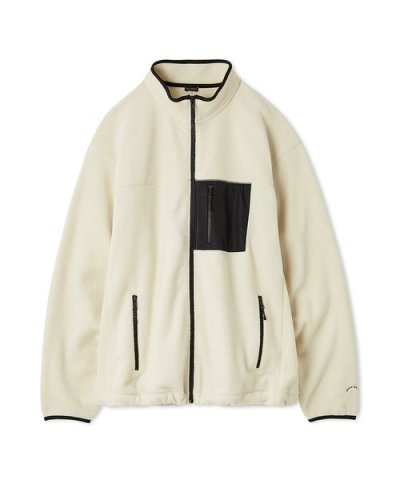 オーバーサイズフリースブルゾン