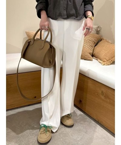 リネンライクセンタープレスワイドイージーパンツ