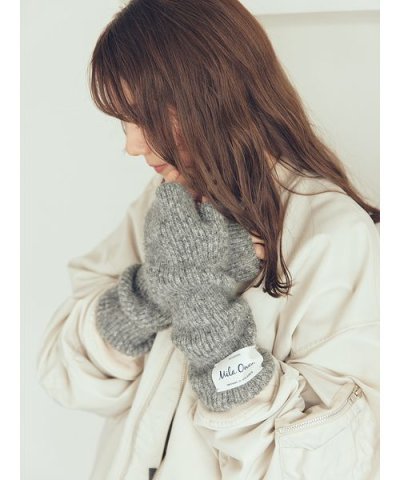 フィンガーレスニットロンググローブ