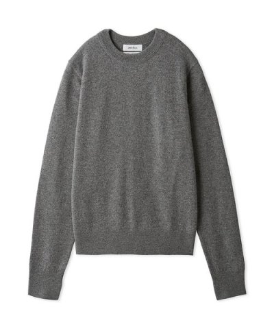 ウール100％ベーシッククルーネックニット