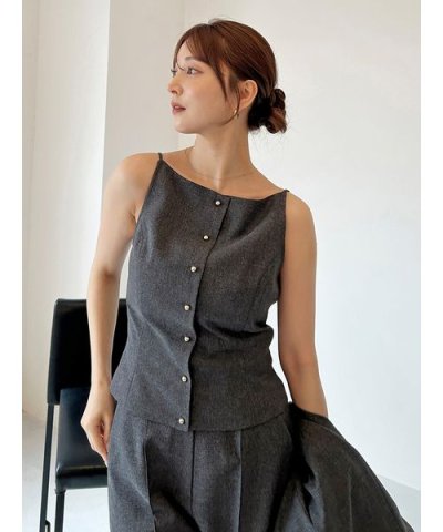 Sustainableキャミベストトップス