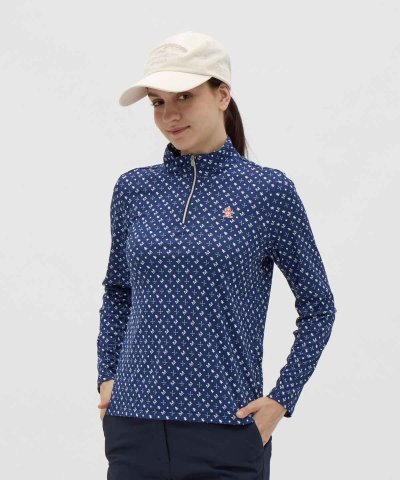 マンシングウェア Munsingwear Sunscreen NIR プリントハ