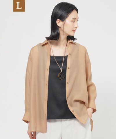 【L】【WEB・一部店舗限定】【ウォッシャブル】グレーンシアーサテン