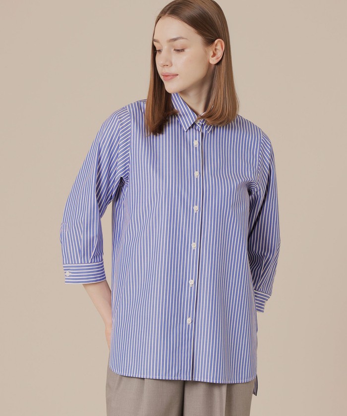 「MACKINTOSH LONDON」 長袖シャツ 40 ブルー系その他4 レディース ブルー系｜シャツ・ブラウス｜MACKINTOSH LONDON