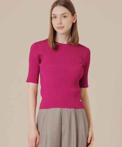 ブライトレーヨンニットプルオーバー