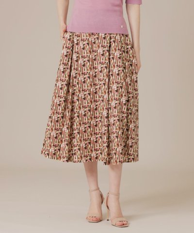 ウェーブプリントスカート