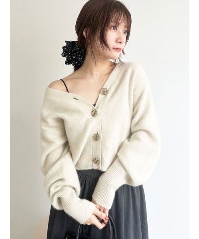 LBロゴフォックスニットカーデ