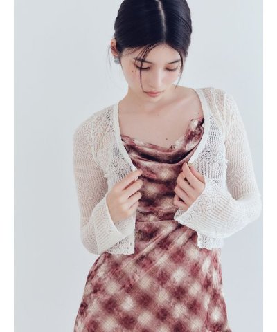 セミシアーニットカーディガン