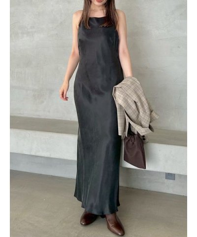 ボートネックキャミワンピース