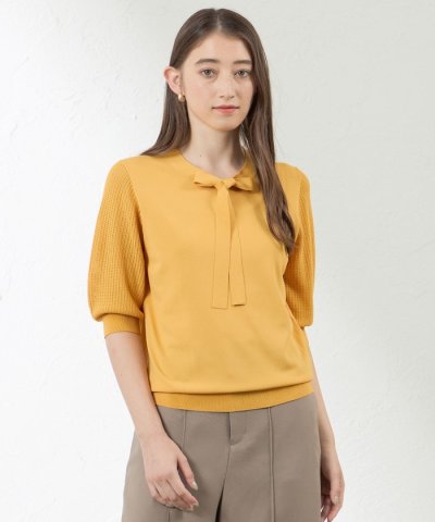 バルキーレーヨンボウタイニット