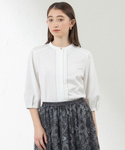 【Blousey】 ブラウジーピンタックブラウス