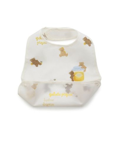 【BABY】はちみつベア柄お食事エプロン
