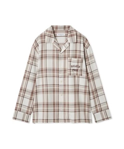 【HOMME】トレンドチェック柄シャツ