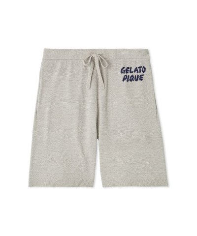 【HOMME】ロゴジャガードハーフパンツ