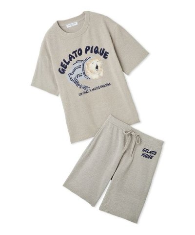 【ONLINE限定】【HOMME】sleeping cat ジャガードプルオーバ