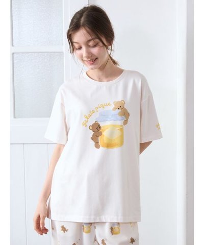 はちみつベア柄ワンポイントTシャツ