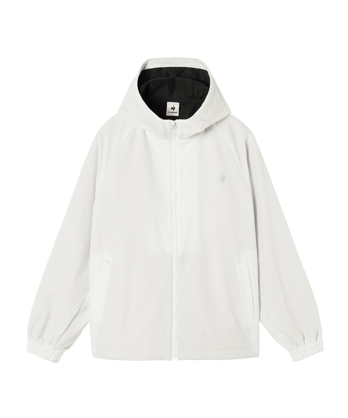 lecoqsportif(ings) ルコックスポルティフ le coq sportif 裏起毛ウィンドブレーカージャ ホワイト O lecoqsportif(ings) ルコックスポルティフ le coq sportif 裏起毛ウィンドブレーカージャ ホワイト O