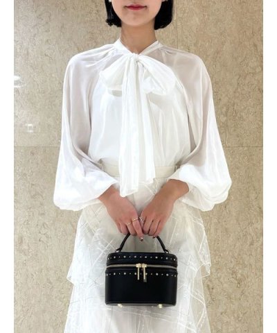 ビッグリボンシアーブラウス