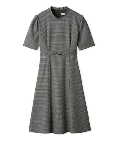 ベルト付きミニワンピース