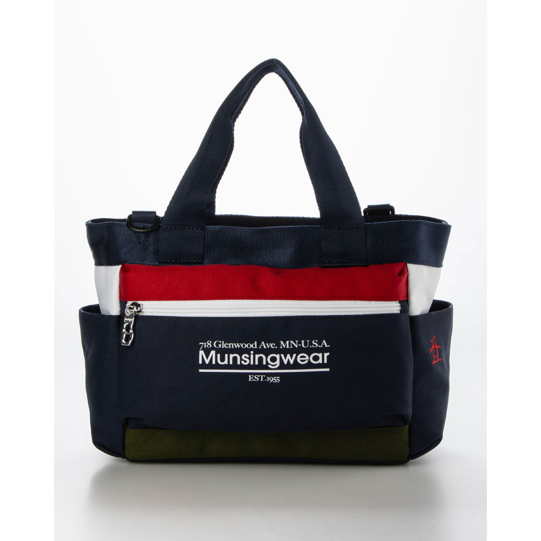 Munsingwear(ings) マンシングウェア Munsingwear マルチカラーカートバッグ ネイビー F Munsingwear(ings) マンシングウェア Munsingwear マルチカラーカートバッグ ネイビー F