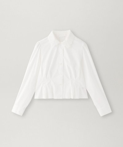 【MIHOKO SAITO】レースカラーシャツ《WEB＆EPOCA THE SH