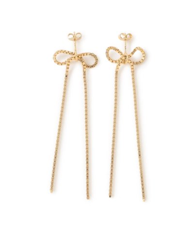 【Saskia Diez】リボンピアス《WEB＆EPOCA THE SHOP店舗