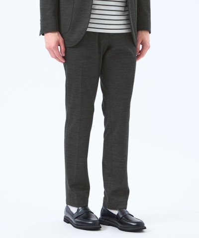 テーラードジャージー パンツ ウール混メッシュジャージー