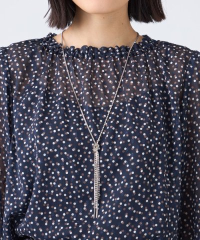 ノットダイヤレーンネックレス