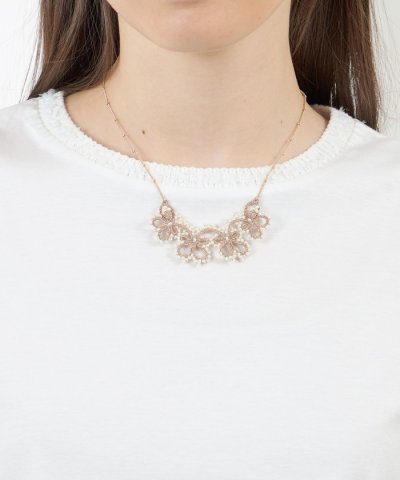 タティングレースネックレス