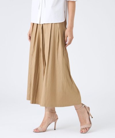 【ウォッシャブル】割繊シャンブレーパンツ