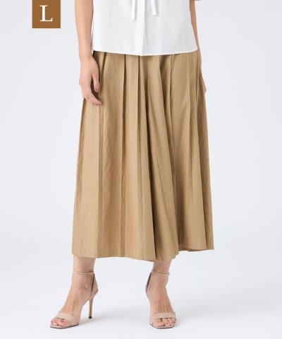 【Ｌ】【ウォッシャブル】割繊シャンブレーパンツ