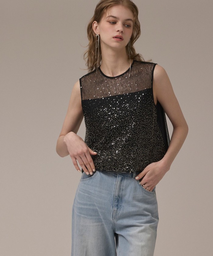 グレースコンチネンタルトップスGRACE人気ブランドカットソーTシャツ新品値下げ セール】 レースアップルーズトップ （Tシャツ）｜GRACE