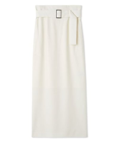 ベルト付きストレートスカート