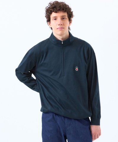 バッキンガムベア コンパクトスムース ハーフジッププルオーバー