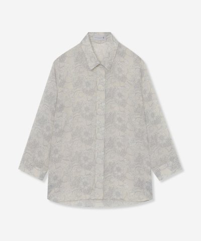 【L】【BIBURY FLOWER】バイブリーフラワーブラウス