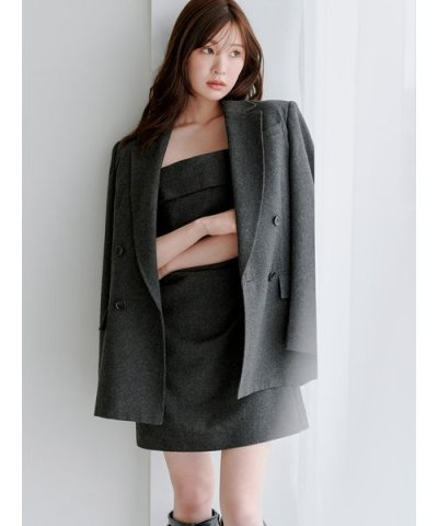 オーバーサイズウールジャケット