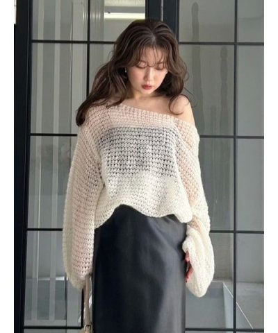 シアーモヘヤニットプルオーバー