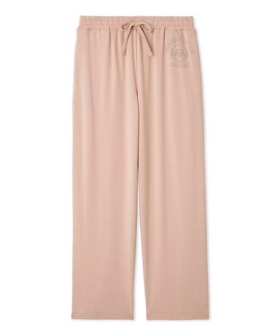 【HOMME】レーヨンカレッジロゴロングパンツ