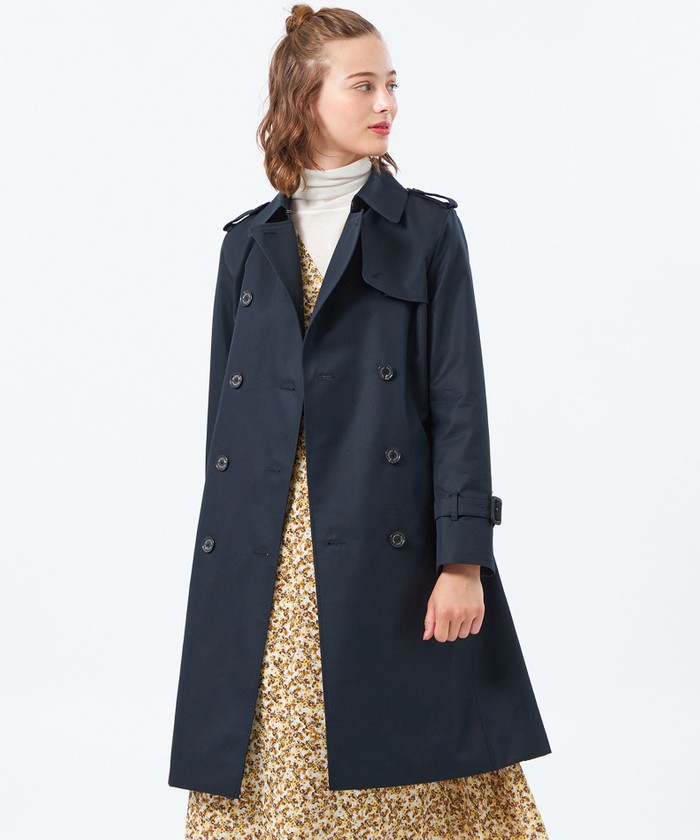 【MACKINTOSH PHILOSOPHY】美品✨️トレンチコート ネイビー マッキントッシュフィロソフィー MACKINTOSH PHILOSOPHY