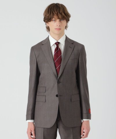 【一部店舗限定】MINOVAクラシカルブラウングレンチェックスーツ