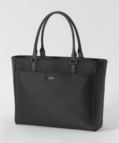 ナイロンコンビカルゼシャドークレストブリッジチェックビジネストートバッグ