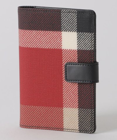 クレストブリッジチェックPVCパスポートケース