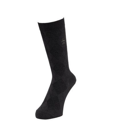 マンシングウェア Munsingwear クルー丈地柄ソックス